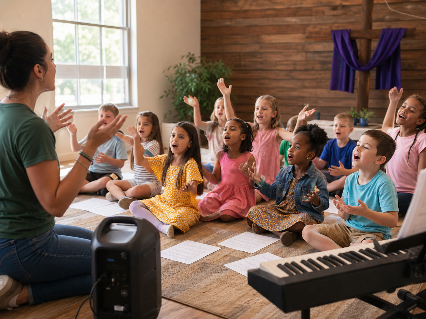 Children's Church Songs Work Better When the Track Feels Easy
